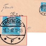 DR - Troisdorf F 16.7.32 Drucksachenbriefchen n. Oberlar