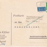 Bizone - Bayreuth Neuenmarkt Bahnpost Karte Trebgast - Marktschorgast 1949