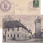 Bayern - Herzogenaurach I Erlangen Bahnpost Karte n. Waischenfeld 1912
