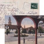 Bayern - Hof Nürnberg Bahnpost Zug 218/226 Karte Erlangen - Burgebrach 1914
