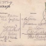 Bayern - Thurnau Kulmbach Zug 8 Bahnpost-K2 Karte Sanspareil (Wonses) 1909
