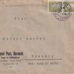 DR - Bischofsgrün Neuenmarkt Zug 6 Bahnpost-K2 Brief Berneck - Bamberg 1932