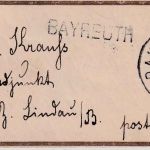 Bayern - Bayreuth Schnabelwaid CIII Bahnpost K1 3 Pfg. Ganzsachenstreifband