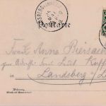 Bayern - Plattling Rosenheim III Bahnpost K1 AK Altötting n. Landsberg 1900