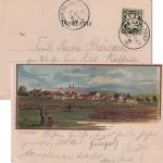 Bayern - Plattling Rosenheim III Bahnpost K1 AK Altötting n. Landsberg 1900