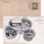 Bayern - Fichelberg Neusorg C2 Bahnpost K1 5 Pfg. AK Fichtelgebirge 1906