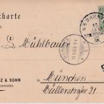 Bayern - Tettau Rothenkirchen III Bahnpost K1 5 Pfg. Karte Alexanderhütte 1906