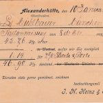 Bayern - Tettau Rothenkirchen III Bahnpost K1 5 Pfg. Karte Alexanderhütte 1906