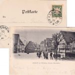 Bayern - Altdorf III Feucht Bahnpost-K1 AK Altdorf n. Uffenheim 1899