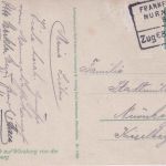 DR - Frankfurt a.M. Nürnberg Bahnpost Zug 68 apt. Ra4 Karte Würzburg 1928