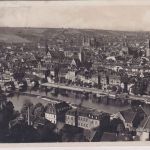 DR - Frankfurt a.M. Nürnberg Bahnpost Zug 68 apt. Ra4 Karte Würzburg 1928