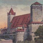 Bayern - Nürnberg Würzburg VI Bahnpost-K1 AK Nürnberg n. Mannheim 1912