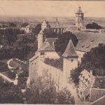 Bayern - Rothenburg III Dombühl Bahnpost-K1 5 Pfg. AK Rothenburg - München 1910