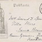 Bayern - Nürnberg V Crailsheim Bahnpost-K1 Karte n. FRANKREICH Nürnberg 1904