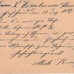 Bayern - Nürnberg I Hof Bahnpost-K1 5 Pfg. Ganzsache Hirschaid Schweinfurt 1887