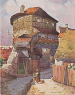 Bayern - Nürnberg Hersbruck Zg.46 (?) Bahnpost-Ra2 Karte Lauf - Rückersdorf 1918