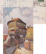 Bayern - Nürnberg Hersbruck Zg.46 (?) Bahnpost-Ra2 Karte Lauf - Rückersdorf 1918