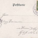 Bayern - Klingenmünster CII Rohrbach Bahnpost-K1 AK Klingenmünster - Worms 1902