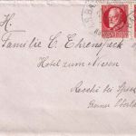 Bayern - Kusel CI Landstuhl Bahnpost-K1 Brief i.d. SCHWEIZ Kusel - Reschi 1914