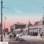 Bayern - Ludwigshafen Bahnhof farb. AK ungelaufen (ca. 1910)