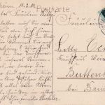 Bayern - Lauterburg II Ludwigshafen Bahnpost-K1 Karte Mundenheim 1914
