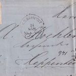 Bayern - Neunkirchen Worms II Bahnpost-K1 3 Kr. Brief Frankenthal 1870