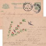 Bayern - Saarbrücken II Germersheim Bahnpost-K1 5 Pfg. Ganzsache St Ingbert 1902