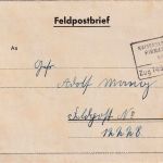 DR - Kaiserslautern Pirmasens Zug 1432 apt. Bahnpost-Ra4 Krickenbach/Schopp 1940