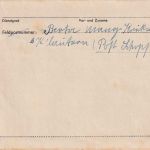 DR - Kaiserslautern Pirmasens Zug 1432 apt. Bahnpost-Ra4 Krickenbach/Schopp 1940