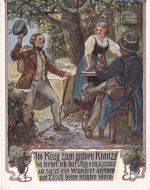 Bayern - Langmeil Münster Bahnpost-K1 Karte n. Saarunion 1913