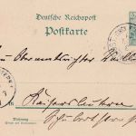 Bayern - Staudernheim II Kaiserslautern Bahnpost-K1 5 Pfg. GA-Karte n. K'lautern