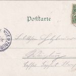Bayern - Kissingen III Schweinfurt C.B. Bahnpost-K1 AK Bad Kissingen 1903