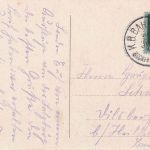 Bayern - Bischofsheim I Neustadt a/S Bahnpost-K1 AK Neusatdt n. Dilsberg 1913