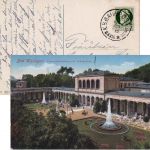 Bayern - Bad Kissingen II Schweinfurt Bahnpost-K1 Karte Bad Kissingen 1914
