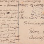Bayern - Dietersdorf Breitengüssbach Zug 20 Bahnpost-Ra4 Karte Dietersdorf 1919