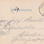 Bayern - Brückenau Jossa IV Bahnpost-K1 AK Bad Brückenau - München 1902
