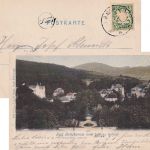 Bayern - Brückenau Jossa IV Bahnpost-K1 AK Bad Brückenau - München 1902