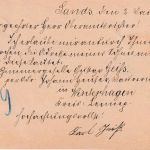 Bayern - Fladungen Mellrichstadt I Bahnpost-K1 5 Pfg. Ganzsache Sands 1907