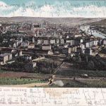 Bayern - Würzburg II Bamberg Bahnpost-K1 AK Würzburg - Augsburg 1907