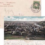 Bayern - Würzburg II Bamberg Bahnpost-K1 AK Würzburg - Augsburg 1907