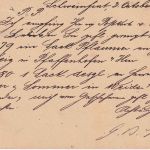 Bayern - Würzburg Bamberg II Bahnpost-K1 5 Pfg. Ganzsache Schweinfurt 1882