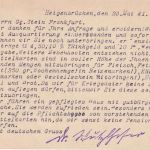 DR - Würzburg Frankfurt Zug 757 apt. Bahnpost-Ra4 Karte Heigenbrücken - FFM 1941