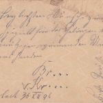 Bayern - Würzburg II München Bahnpost-K1 5 Pfg. Ganzsache Ansbach - München 1896