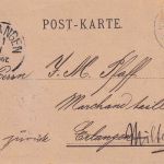 Bayern - Miltenberg II Aschaffenburg C Bahnpost-K1 3 Pfg. Wappen Reiseavis