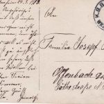 DR - Würzburg V Frankfurt Bahnpost-K1 5 Pfg AK Fechenheim Turnhalle 1913