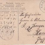 Bayern - Konzell Straubing Bahnpost-K1 5 Pfg. Karte n. Hacklberg 1906