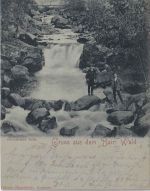 Bayern - Freyung Passau 3 Bahnpost-K1 AK Bärnstein (Grafenau) - Sulzburg 1899