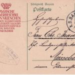 Bayern - Passau Regensburg 5 Bahnpost-K1 5 Pfg. Sonderganzsache Straubing 1912