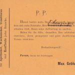 Bayern - Passau Regensburg II Bahnpost-K1 Vertreteravis Passau Hersbruck