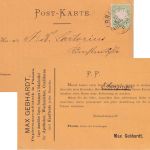 Bayern - Passau Regensburg II Bahnpost-K1 Vertreteravis Passau Hersbruck
